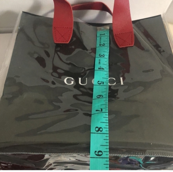 Gucci Shopping Bag Tote with PVC Cover - Picture 5 of 7